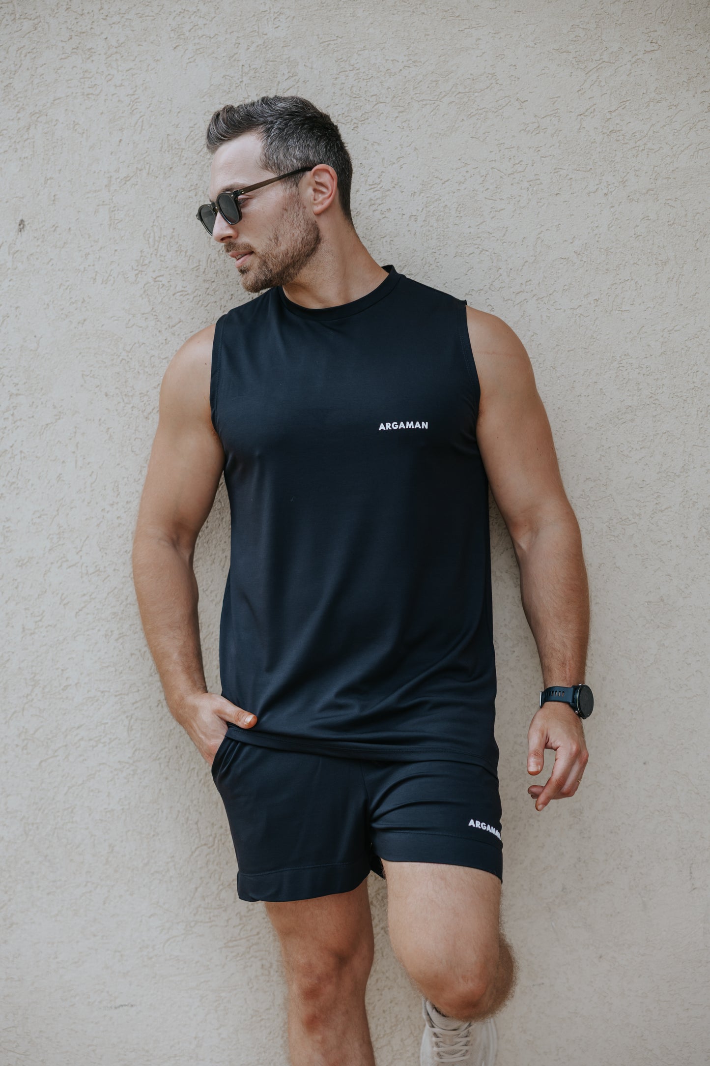 גופייה Banana Tank - שחור