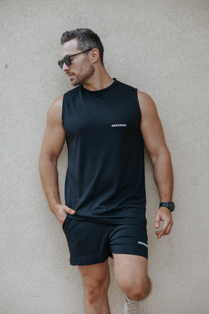 גופייה Banana Tank - שחור