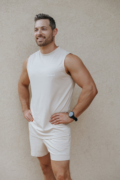 גופייה Banana Tank - אבן