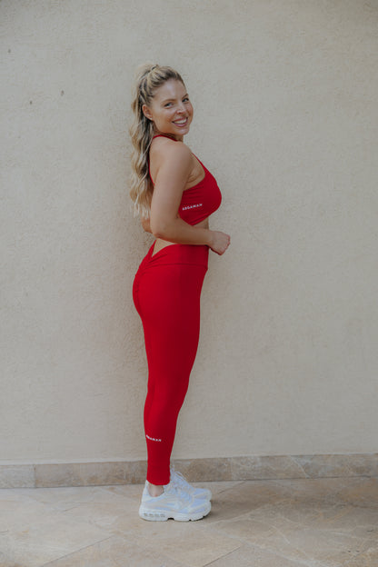 טייץ סקיני Blueberry Leggings - אדום