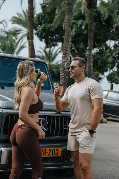 טי שירט Apple T-shirt - אבן