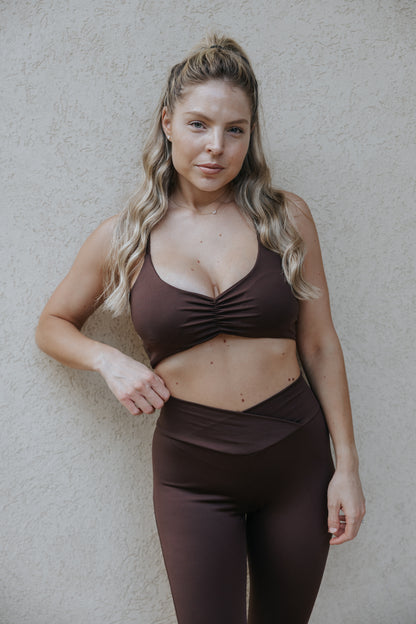 טופ איקסים Blueberry Top - חום