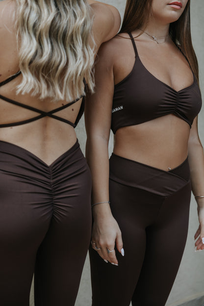 טייץ סקיני Blueberry Leggings - חום