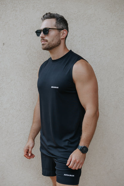 גופייה Banana Tank - שחור