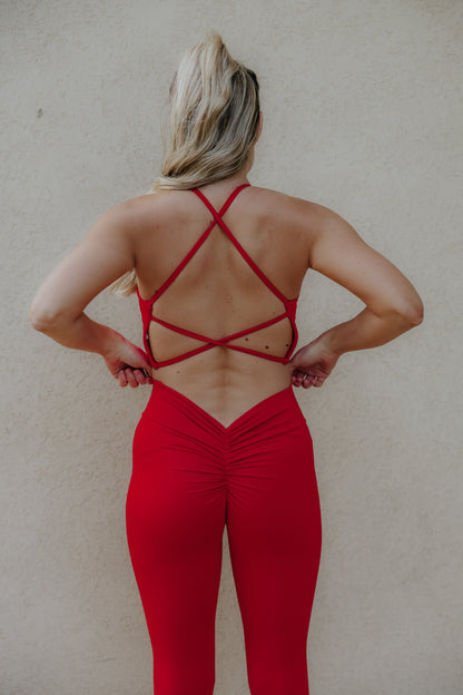 טופ איקסים Blueberry Top - אדום