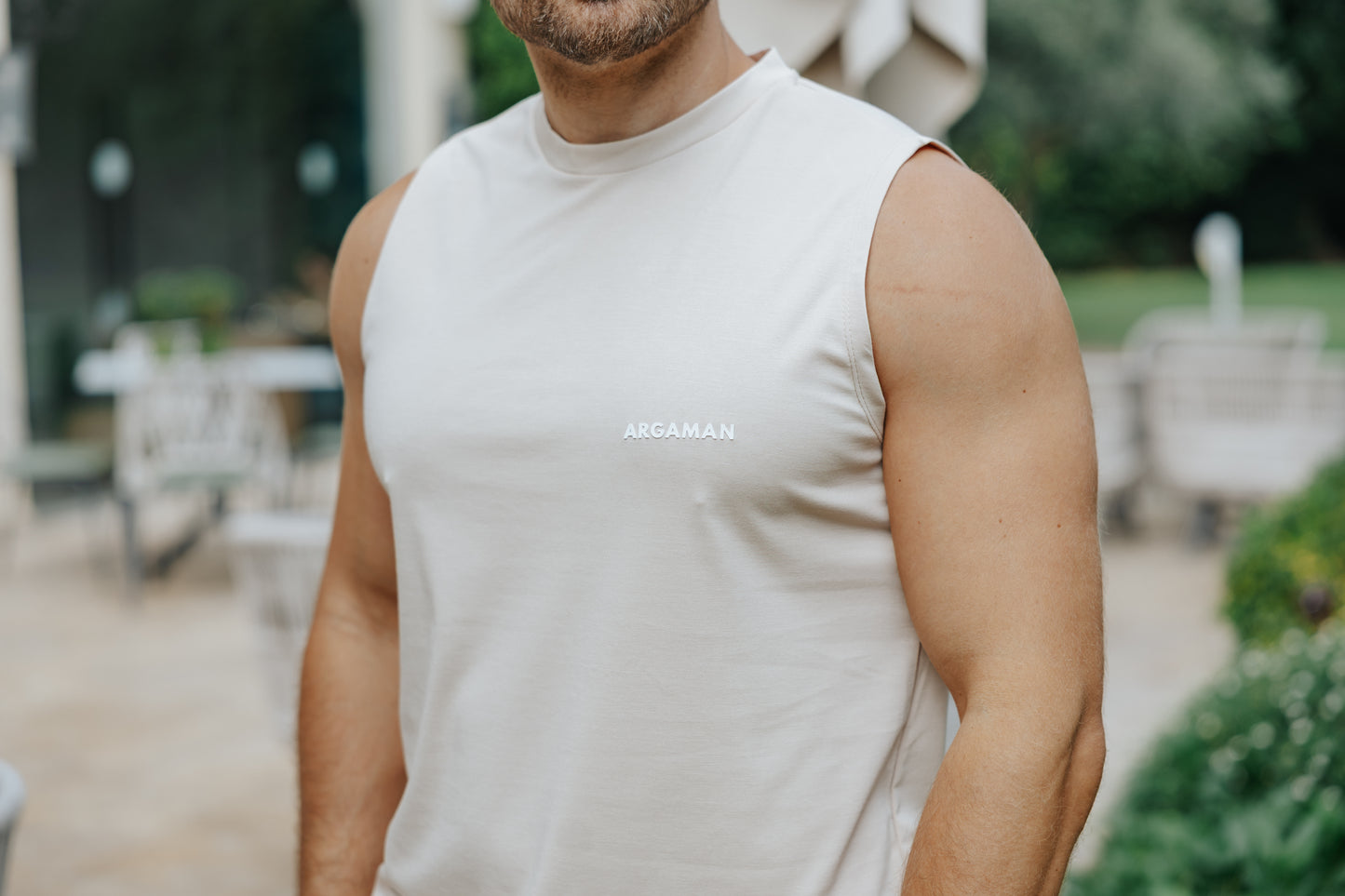 גופייה Banana Tank - אבן