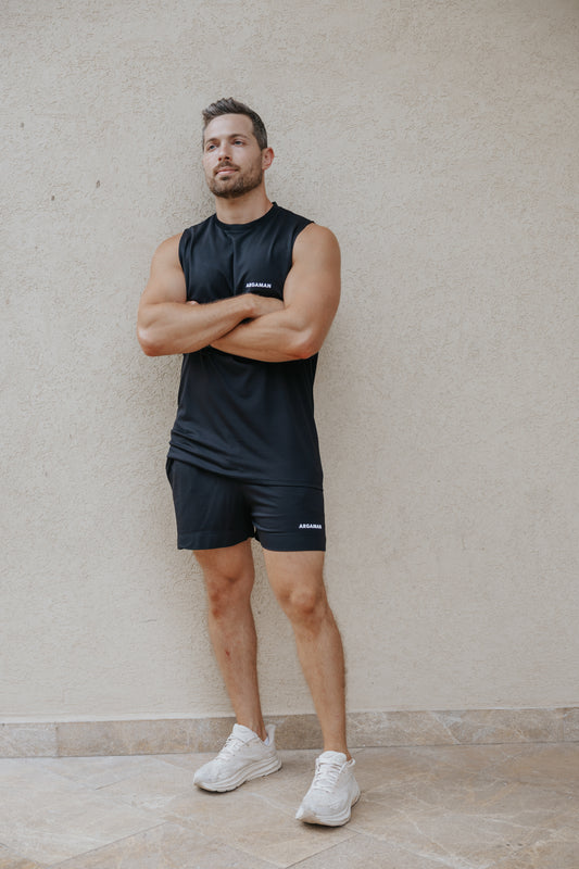 גופייה Banana Tank - שחור