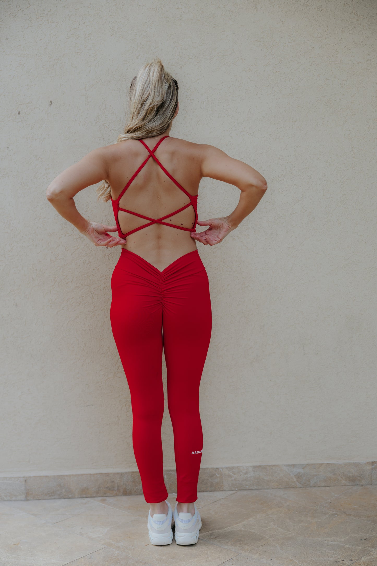 טייץ סקיני Blueberry Leggings - אדום