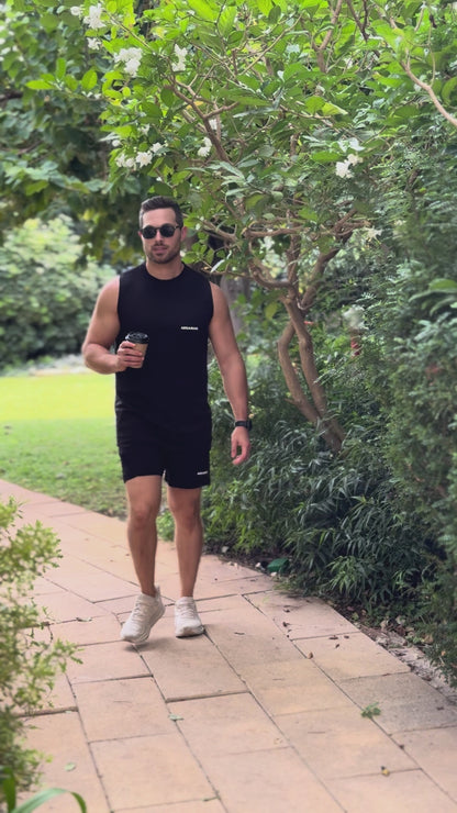 גופייה Banana Tank - שחור